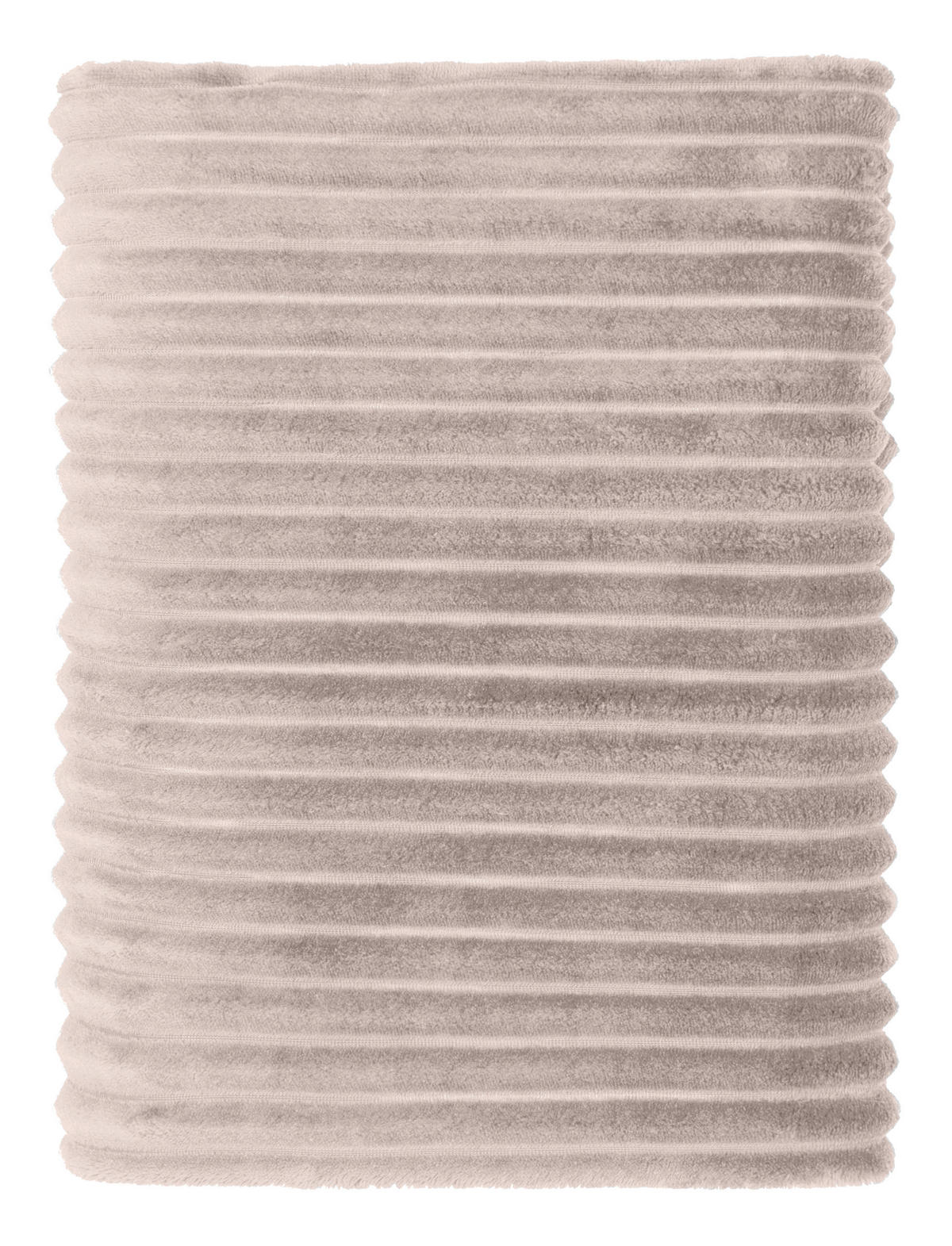 PLÉD 240/220 cm  - világosbarna, Basics, textil (240/220cm)