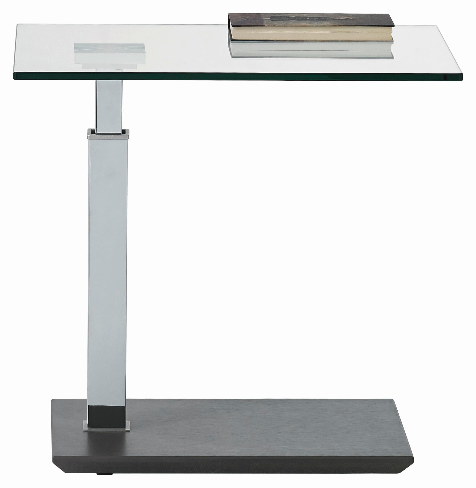 COUCHTISCH in Metall, Glas, Holzwerkstoff 55/47/47-63 cm  - Design, Glas/Holzwerkstoff (55/47/47-63cm) - Venda