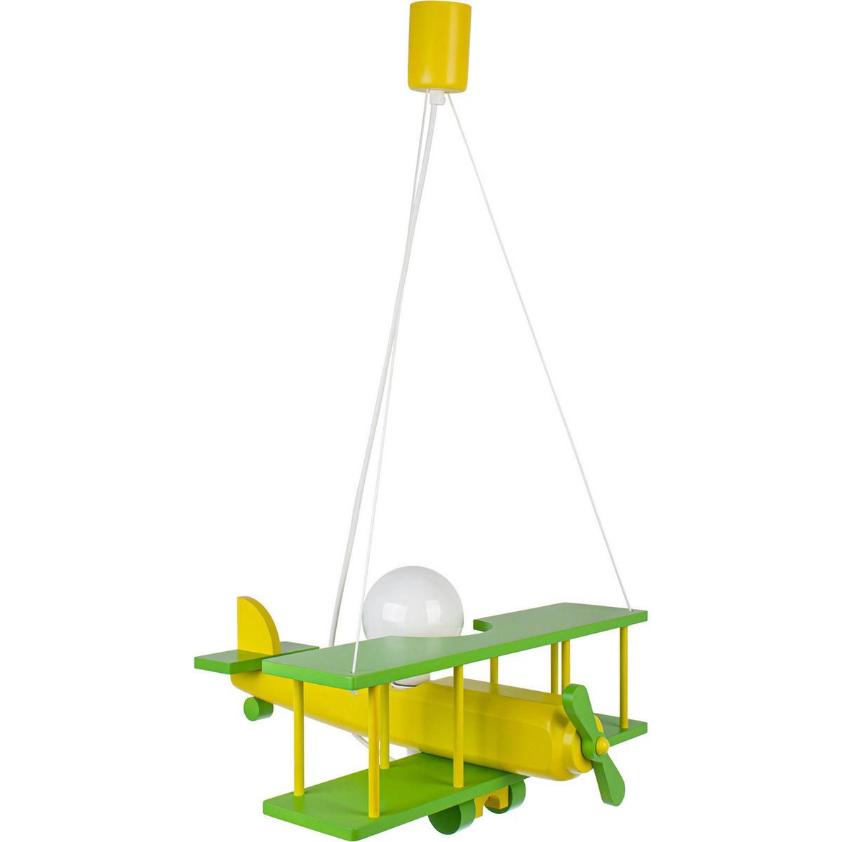 KINDERHÄNGELEUCHTE  42/45/75 cm    - Grün, KONVENTIONELL, Holz (42/45/75cm)