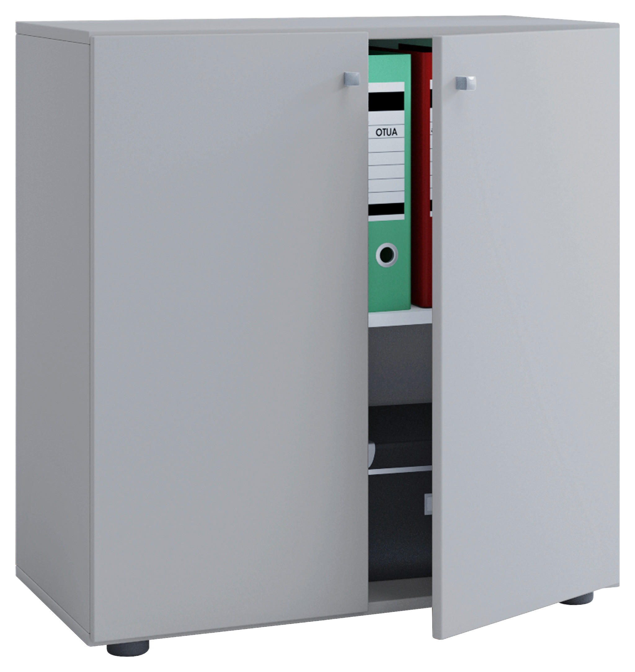 Aktenschrank Lona Grau Dekor B: 70 cm