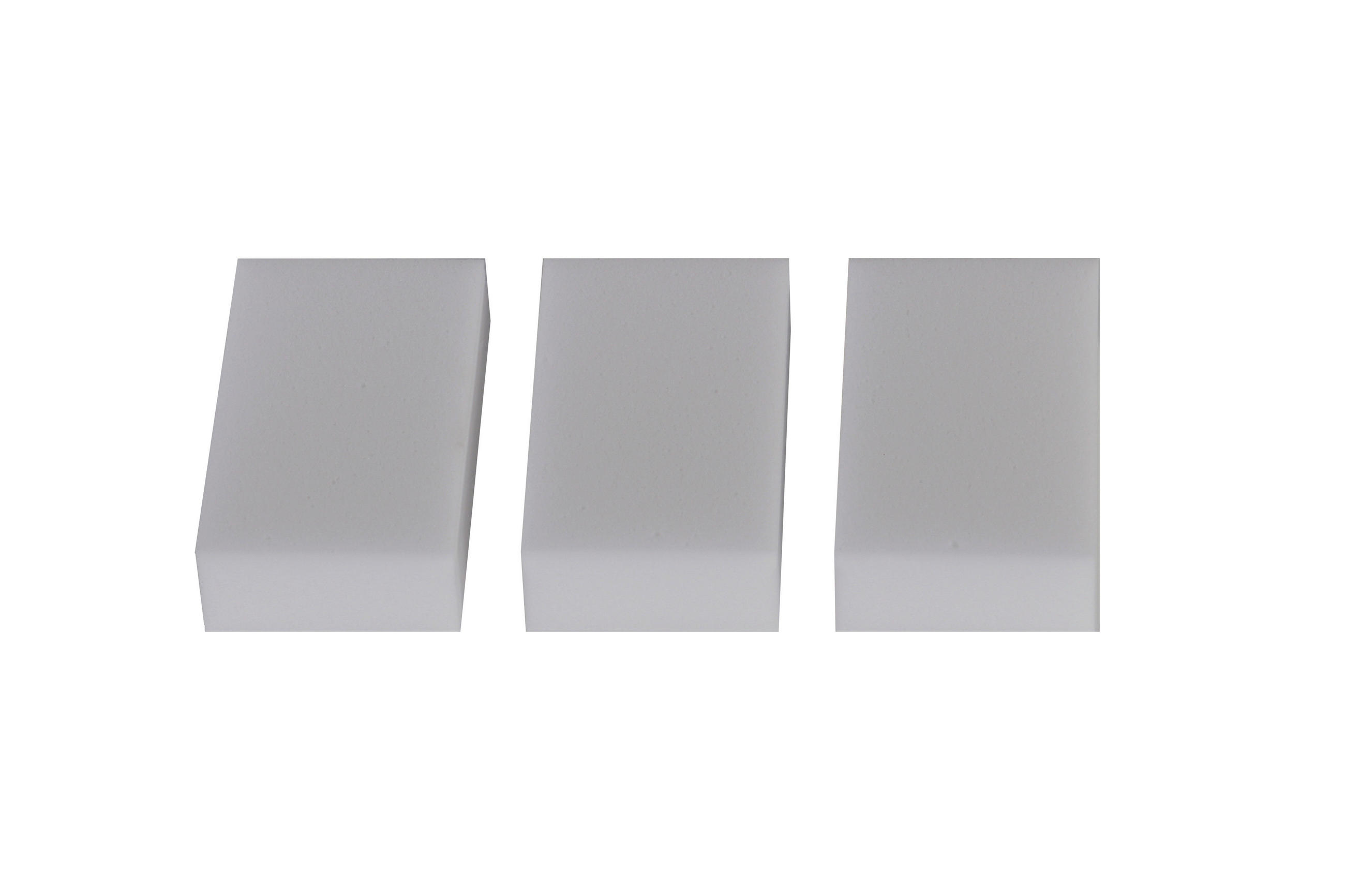 SCHMUTZRADIERER Radierschwamm 3er Set  - Weiß, Basics, Kunststoff - Schock