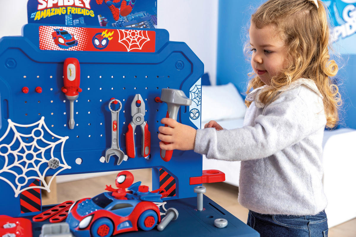 KINDERWERKBANK - Multicolor, Basics, Kunststoff (16,4/51,4/55,3cm) - Disney