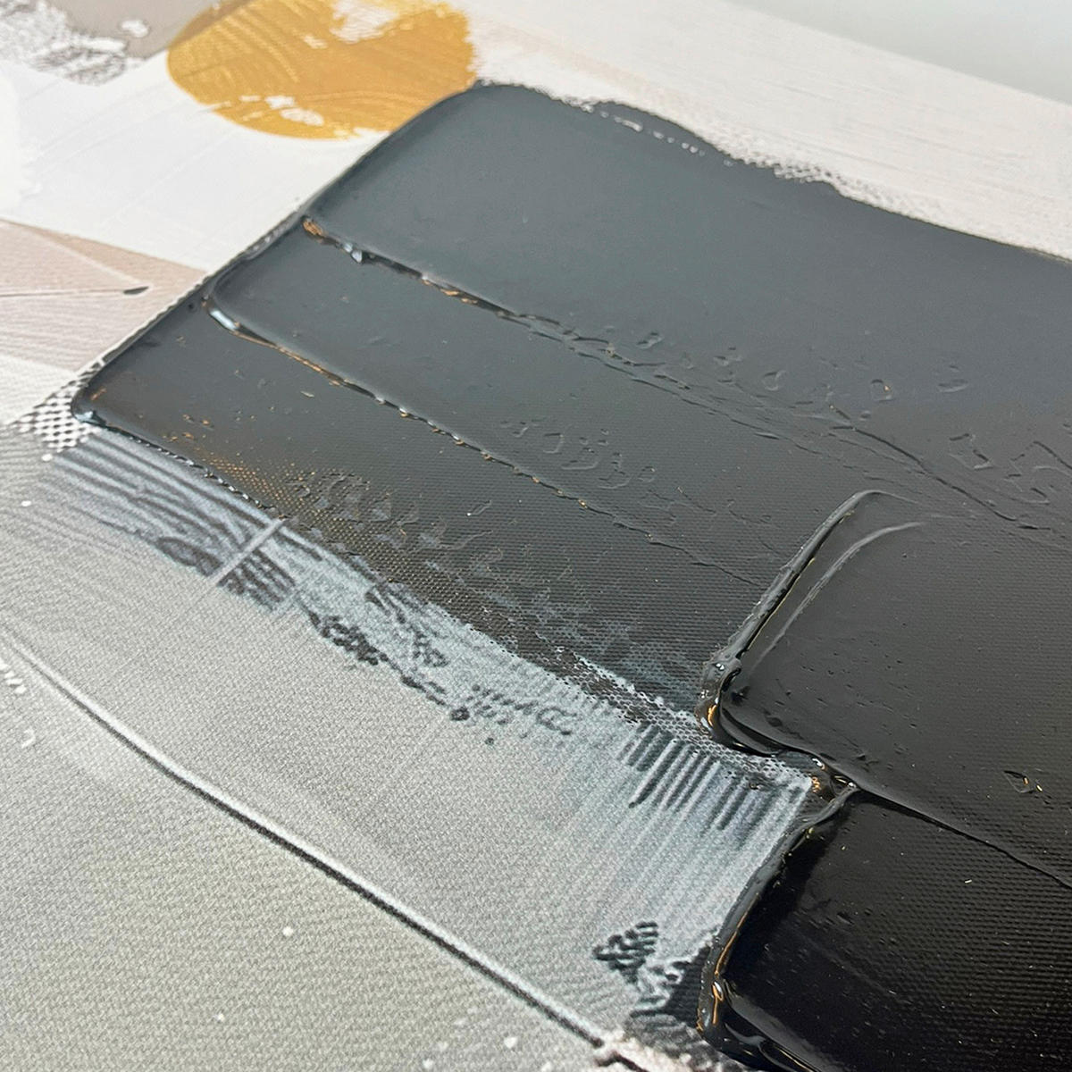 LEINWANDBILD Abstraktes 70/100 cm  - Multicolor, Basics, Holz/Textil (70/100cm)