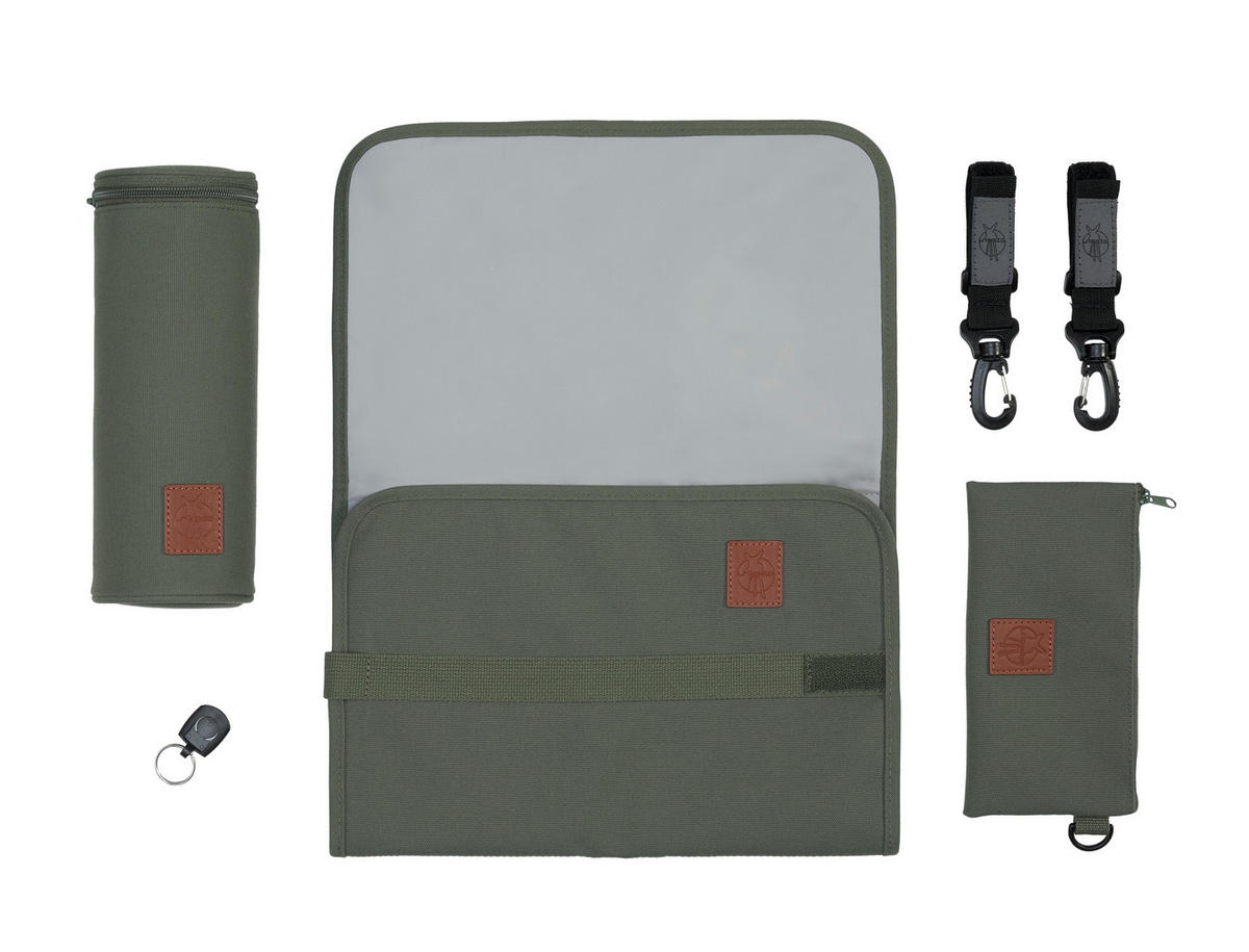 WICKELRUCKSACK Adventure Backpack  - Olivgrün, Basics, Kunststoff (34/14/42cm) - Lässig