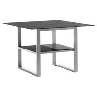 GARTENTISCH 105/105/67 cm Metall Graphitfarben quadratisch  - Graphitfarben, Basics, Kunststoff/Metall (105/105/67cm) - Sieger