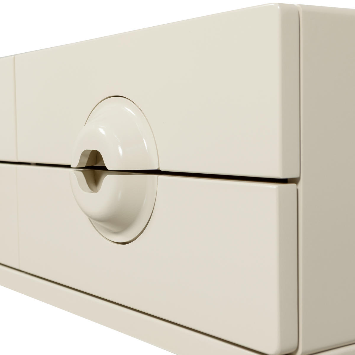 LOWBOARD Merge 160/57/44 cm 4 Schublade(n)  - Grau, Design, Holz (160/57/44cm) - Livetastic