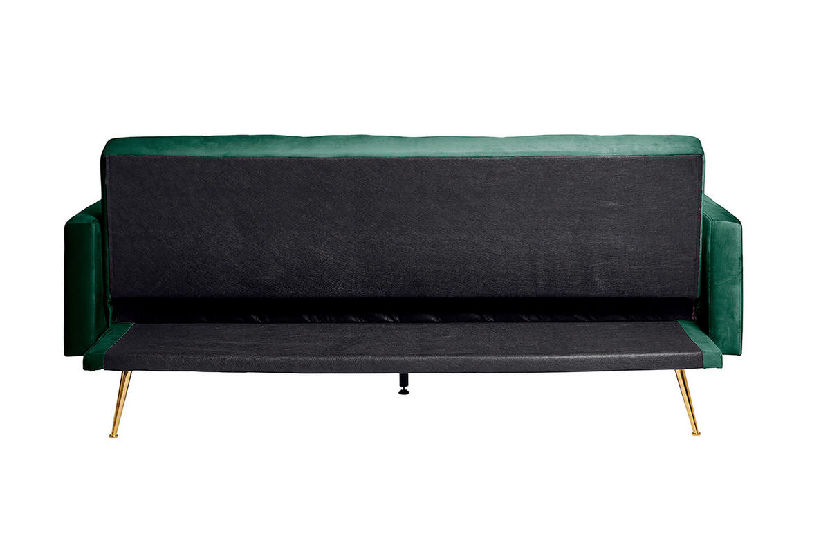 SCHLAFSOFA Grün, Opal  - Goldfarben/Opal, MODERN, Holz/Textil (213/84/84cm) - Livetastic
