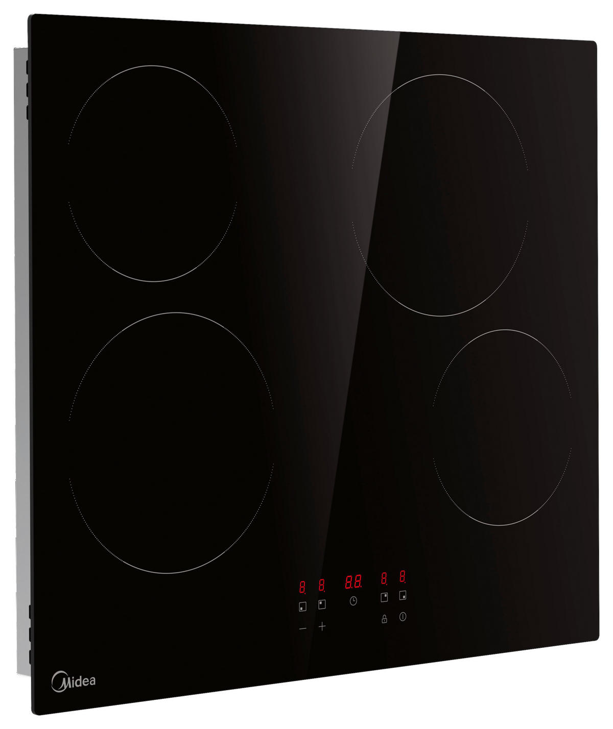 GLASKERAMIKKOCHFELD MC-6F6004R242  - Schwarz, Basics (52/51/59cm) - Midea