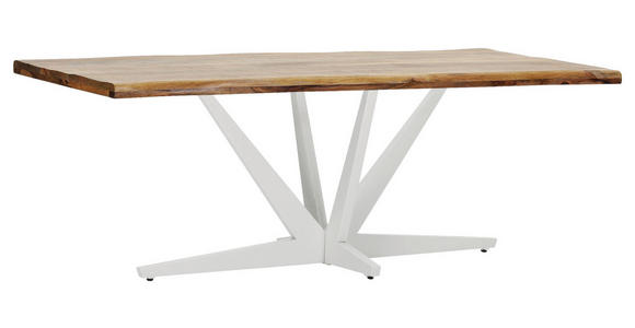 TISCHPLATTE      - Naturfarben, Design, Holz (220/100/5cm) - Landscape