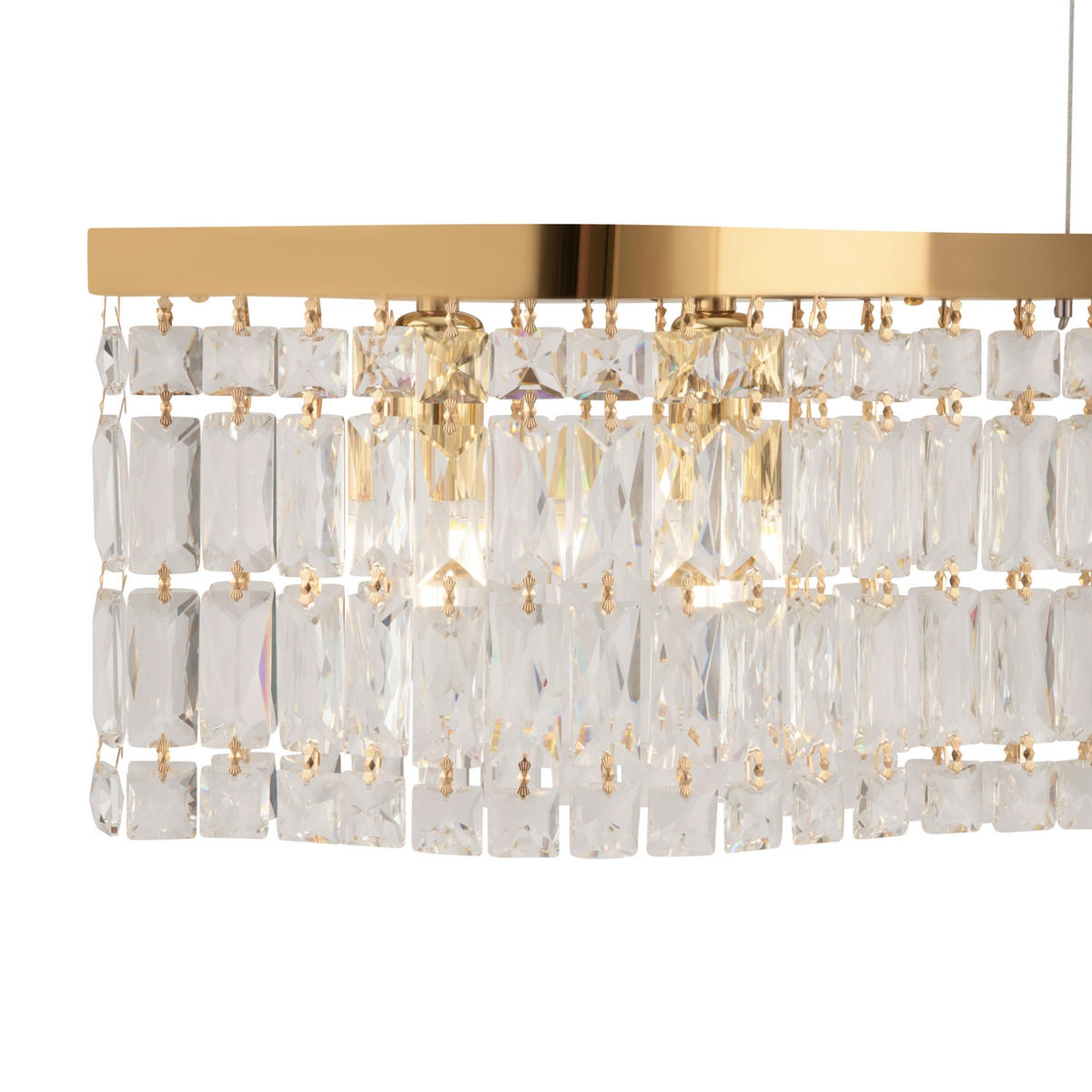 PENDELLEUCHTE  93/18/12,3 cm   - Goldfarben, Basics, Glas/Metall (93/18/12,3cm) - MAYTONI