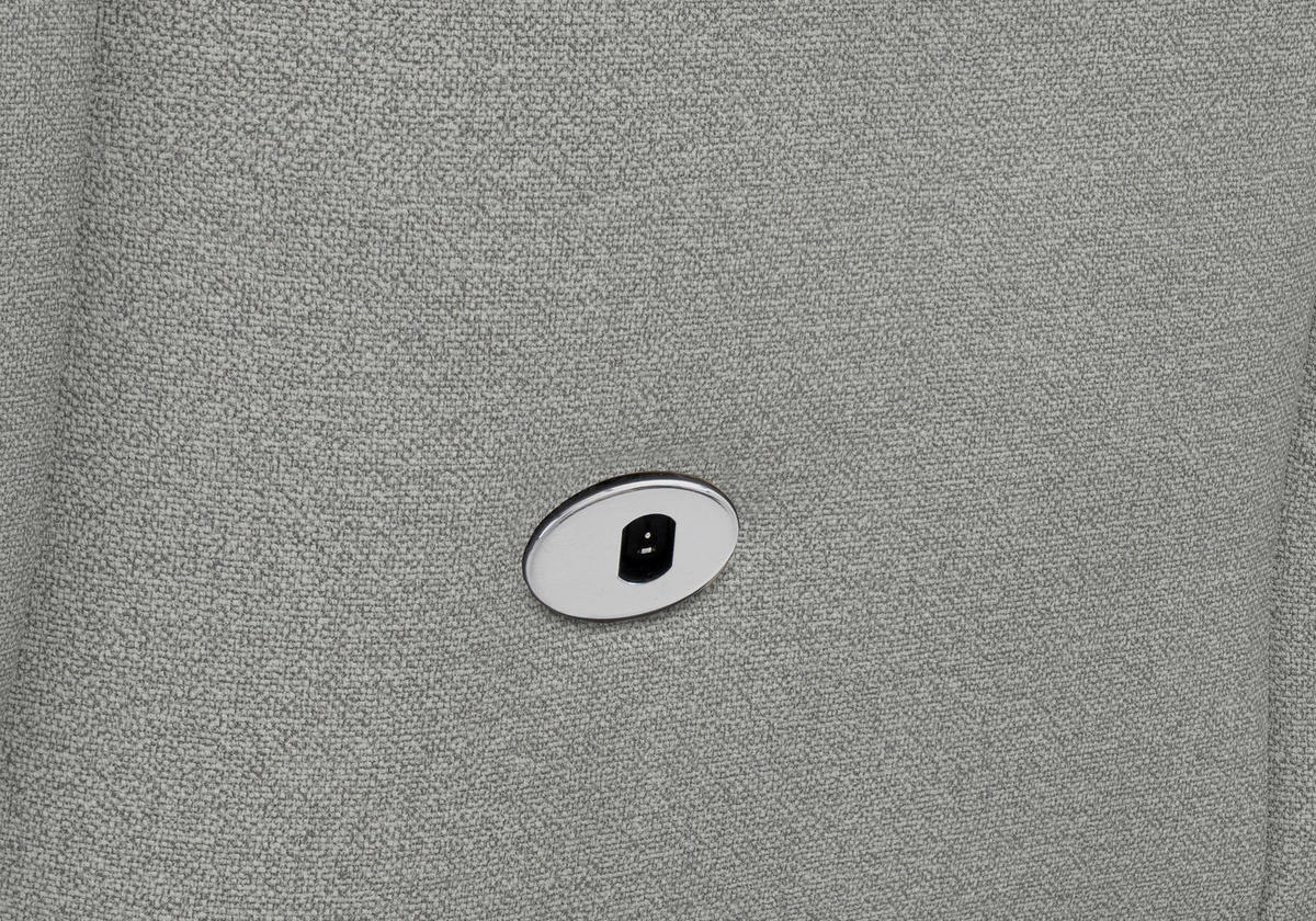 RELAXAČNÍ KŘESLO, textil, barvy stříbra - černá/barvy stříbra, Basics, textil/plast (76/110/84cm) - Sit & More