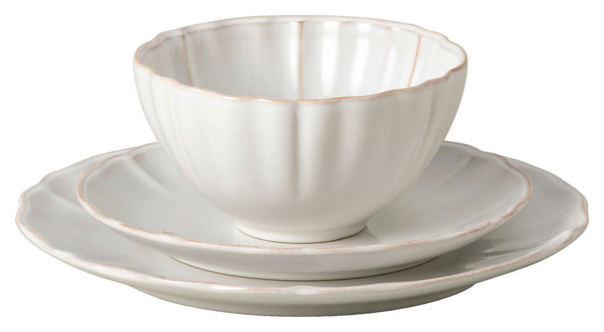 KOMBISERVICE Weiß ALENTEJO 12-teilig 4 Personen  - Weiß, Basics, Keramik - Costa Nova