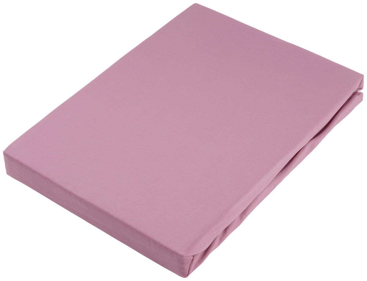 BOXSPRING-SPANNLEINTUCH 90/220 cm Jersey  - Mauve, KONVENTIONELL, Textil (90/220cm) - Novel