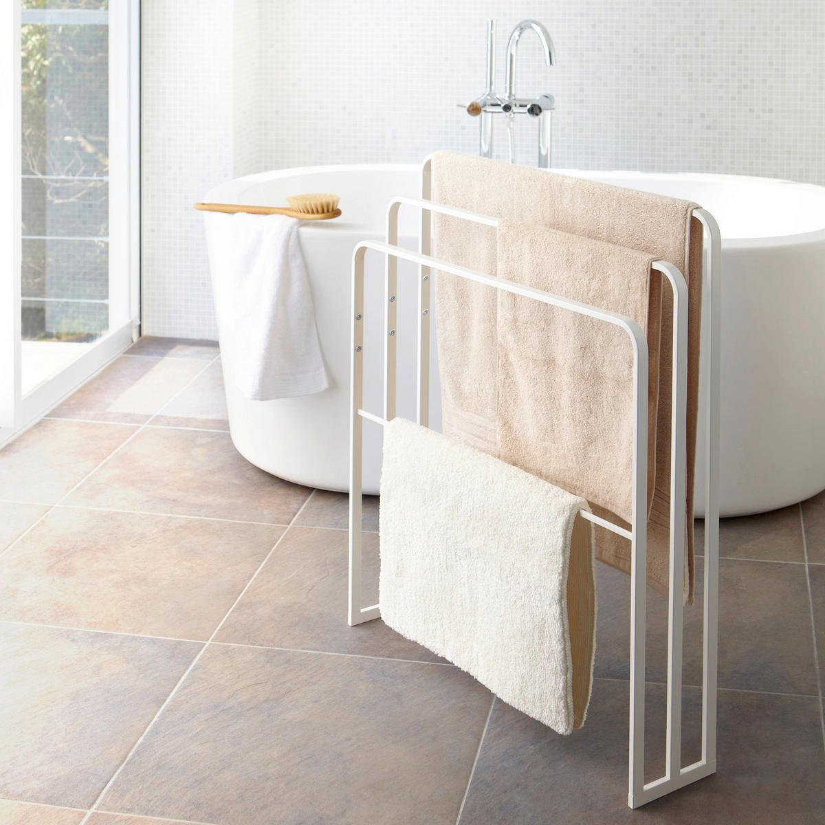 UNIVERSALABLAGE  - Weiss, Basics, Metall (70/14/81cm)