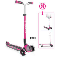 KINDERSCOOTER MASTER LIGHTS  - Pink, Basics (61/37/94cm) - GLOBBER