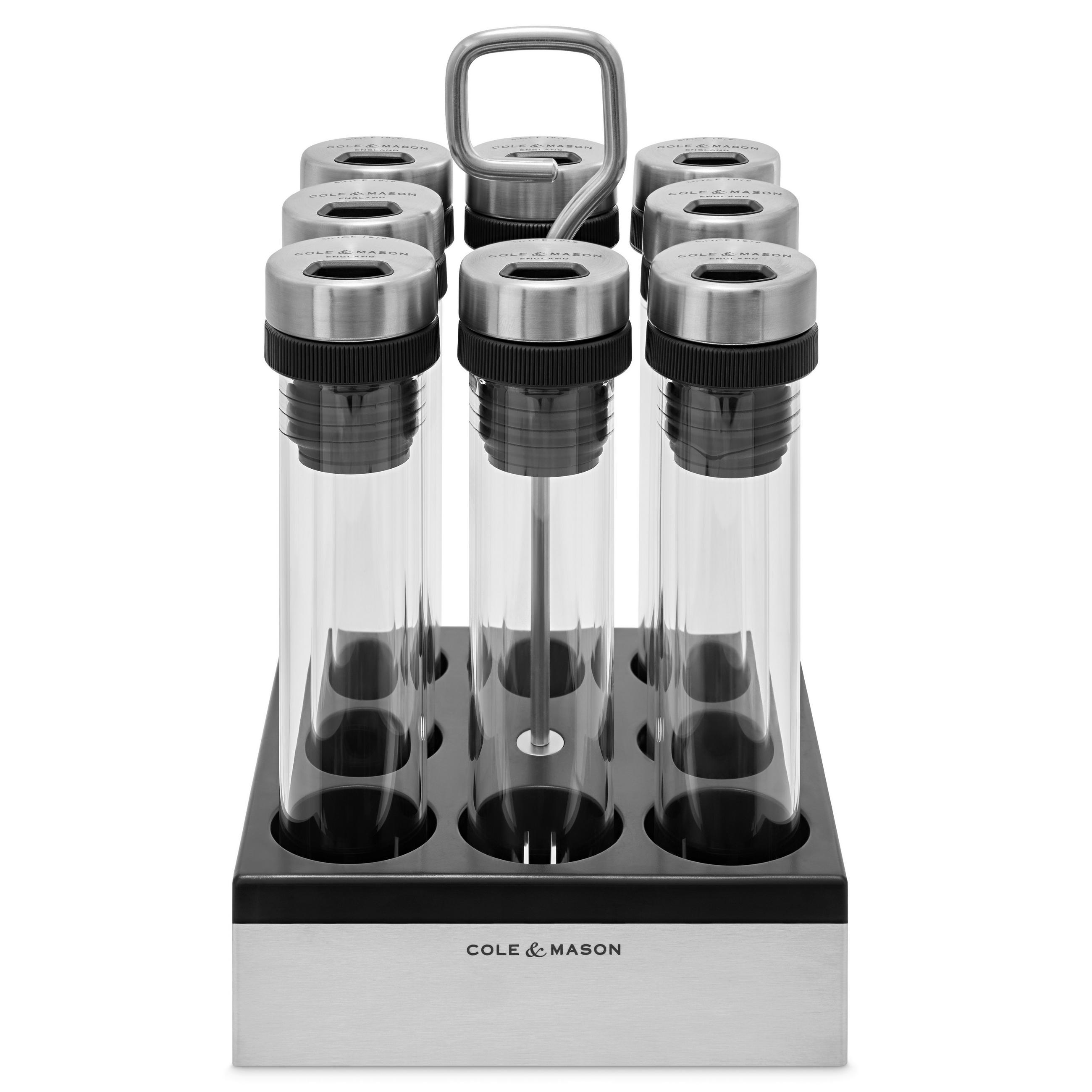 GEWÜRZBEHÄLTER - Klar, Basics, Glas/Metall (14,5/22,8/14,5cm) - AdHoc
