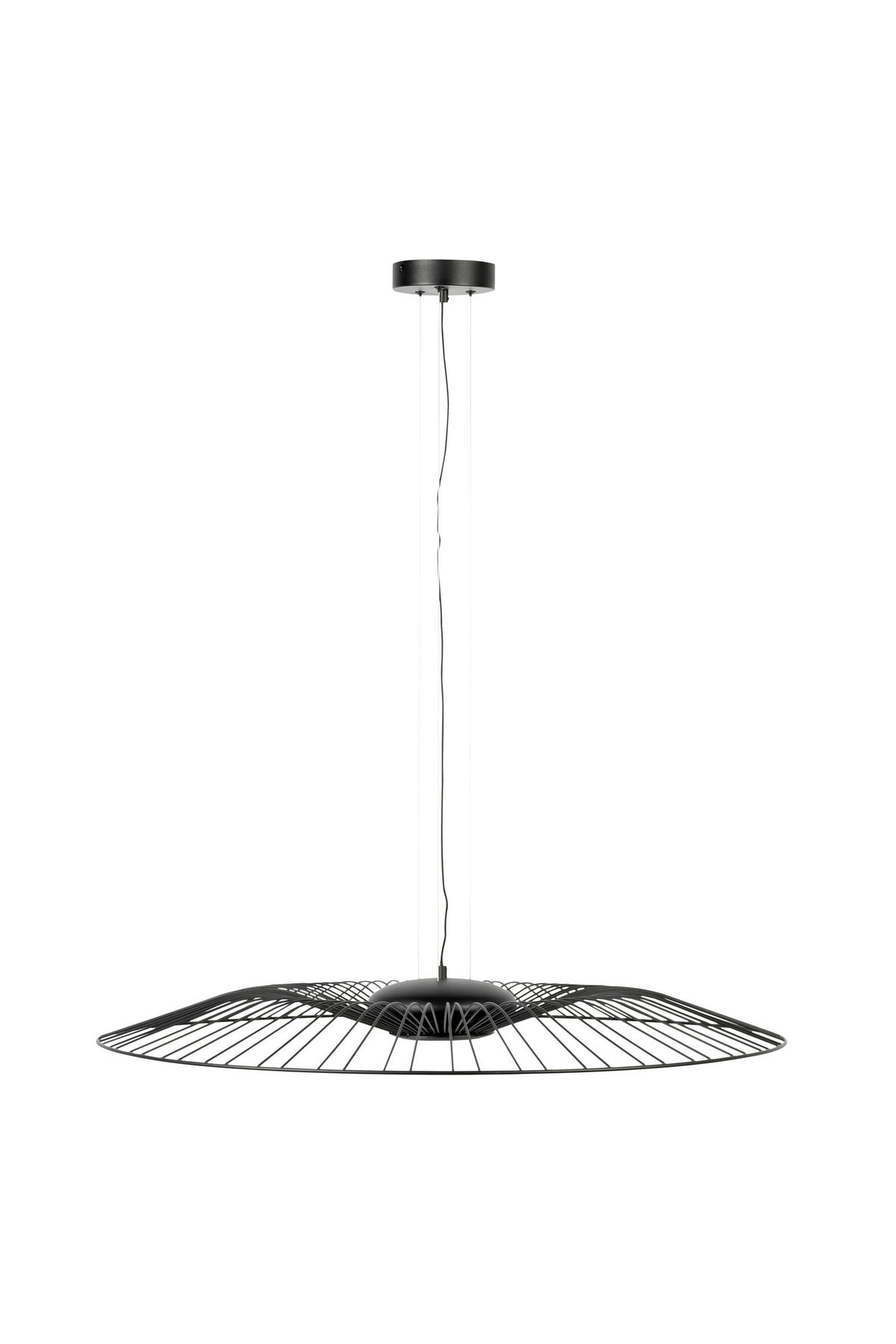 HÄNGELEUCHTE 90/158/90 cm   - Schwarz, Design, Metall (90/158/90cm) - Zuiver