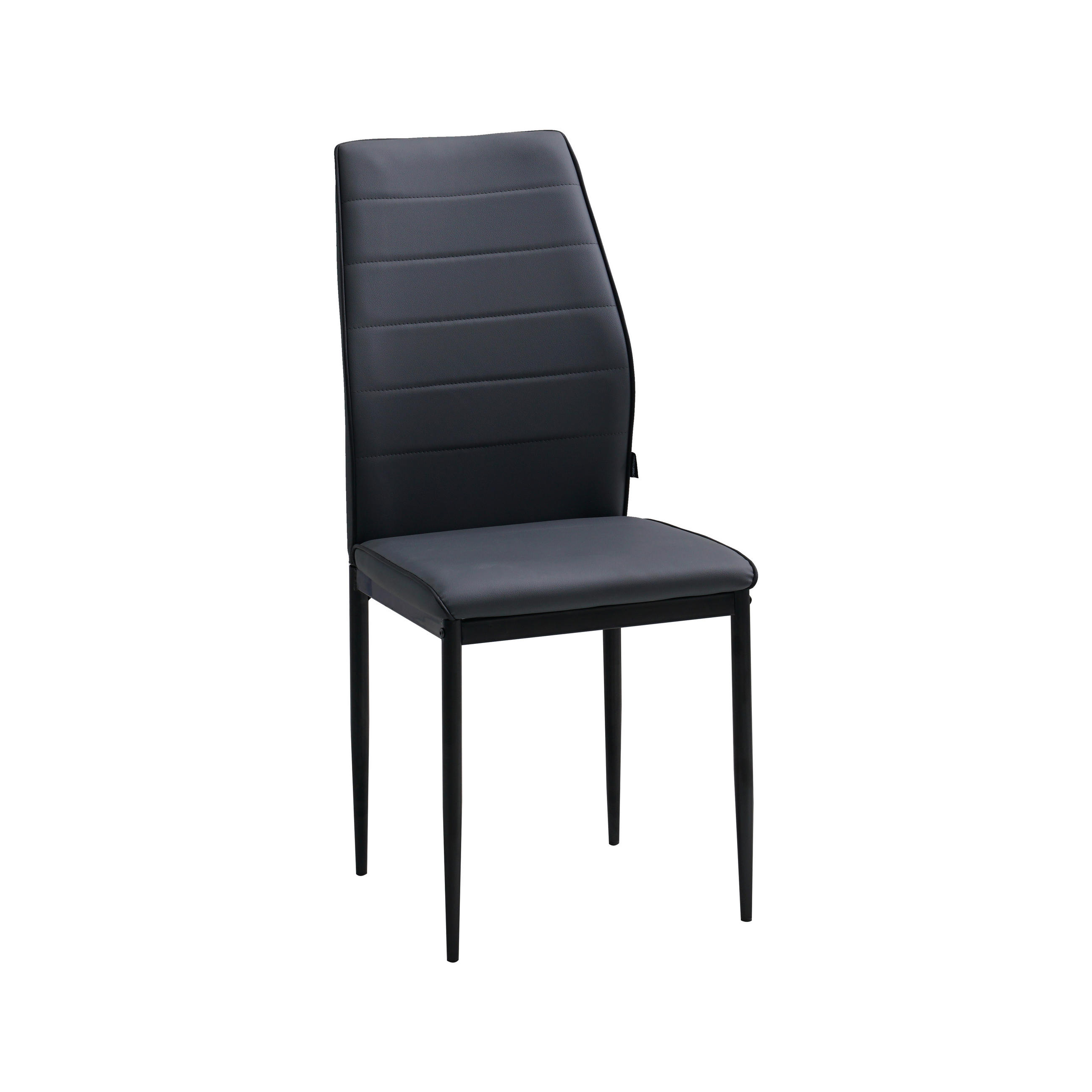STOLIČKA, 43,5/96/58 cm - čierna/sivá, Design, kov/textil (43,5/96/58cm) - Carryhome