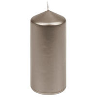 KERZE - Grau, KONVENTIONELL, Paraffin (5,7/13,0cm)