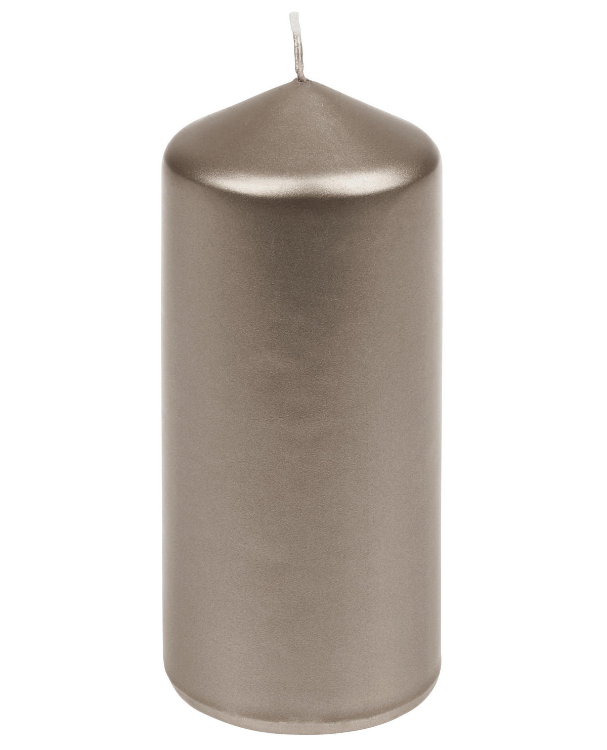 KERZE - Grau, KONVENTIONELL, Paraffin (5,7/13,0cm)