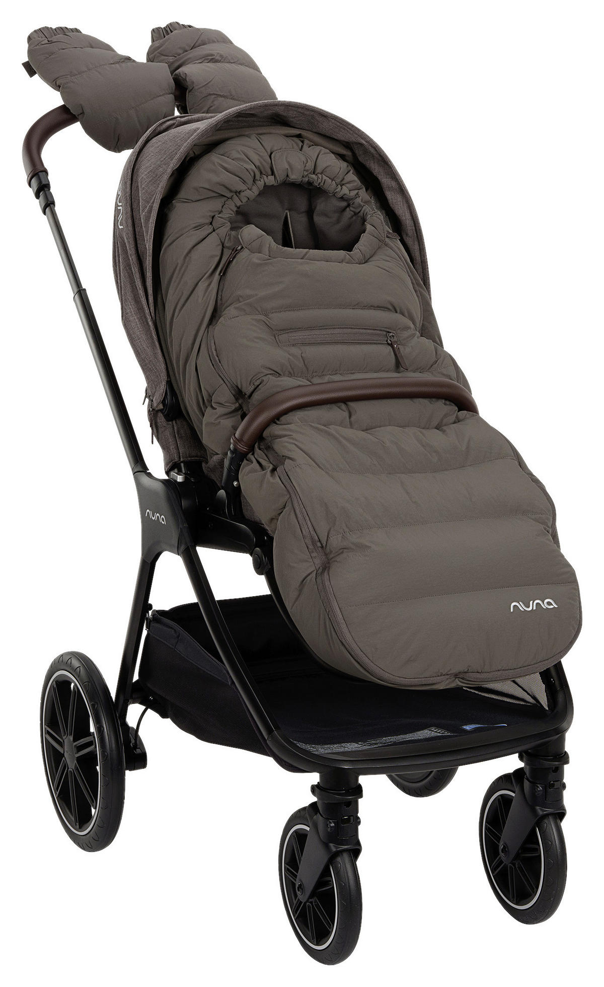 KINDERWAGENSET TRIV lx  - Sandfarben/Schwarz, Basics, Kunststoff/Metall (58/109/93,5cm) - Nuna