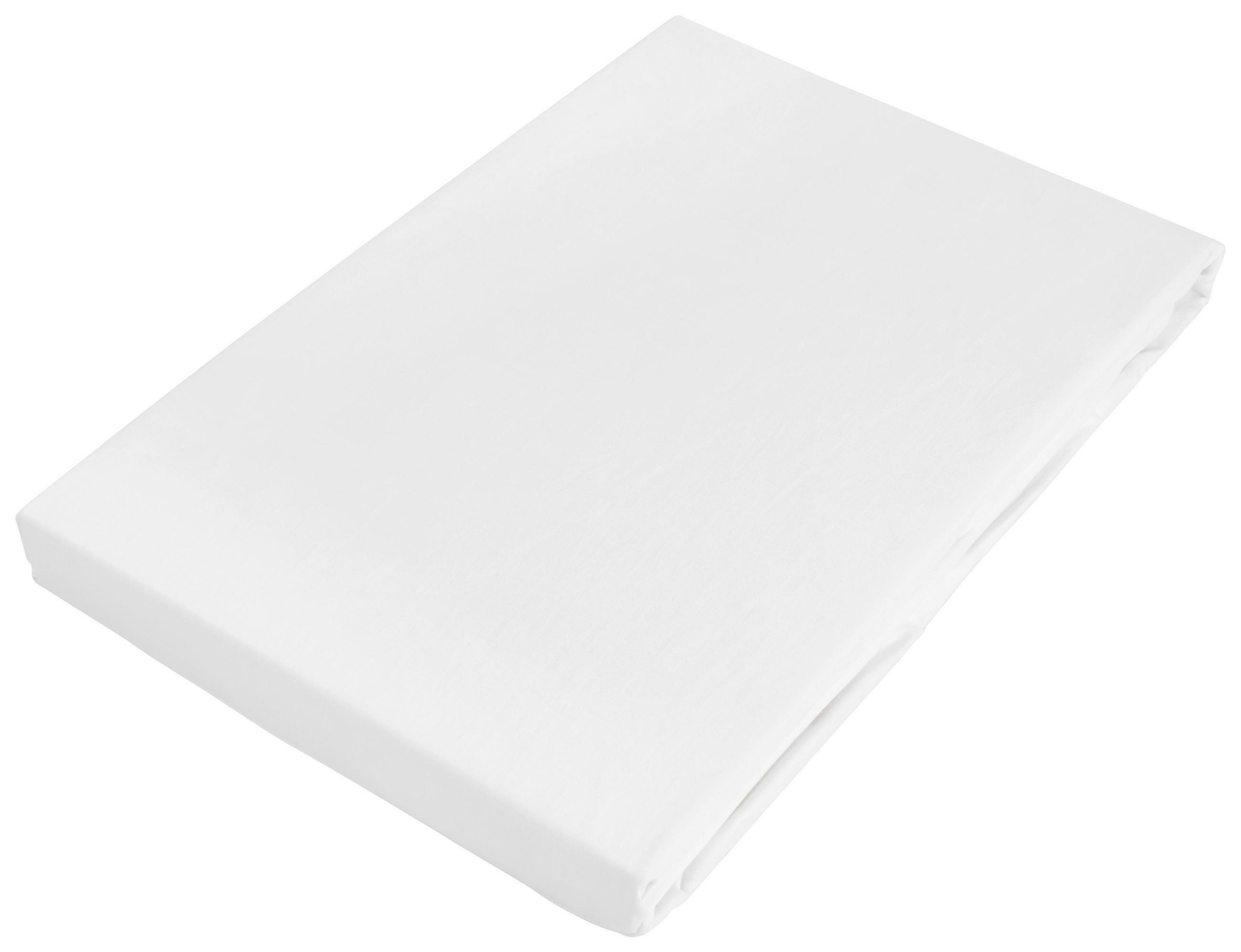 Novel POSTEĽNÁ PLACHTA, satén, biela, 180/260 cm