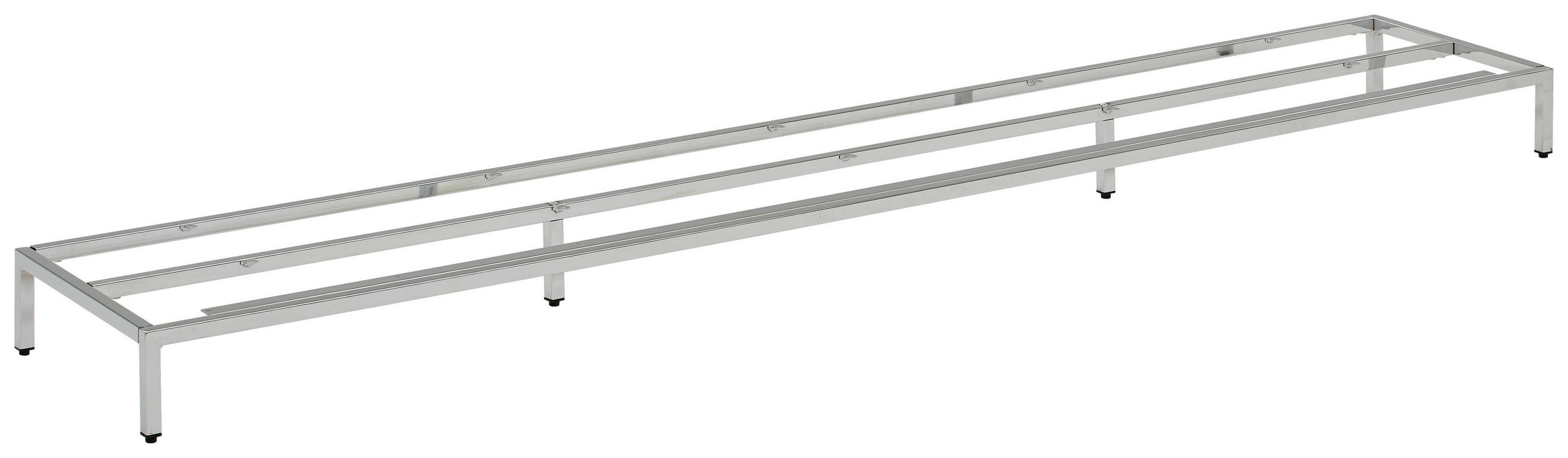FUßGESTELL  in 226,2/13/40 cm  - Chromfarben, Basics, Metall (226,2/13/40cm) - Novel