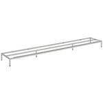 FUßGESTELL  in 226,2/13/40 cm  - Chromfarben, Basics, Metall (226,2/13/40cm) - Novel