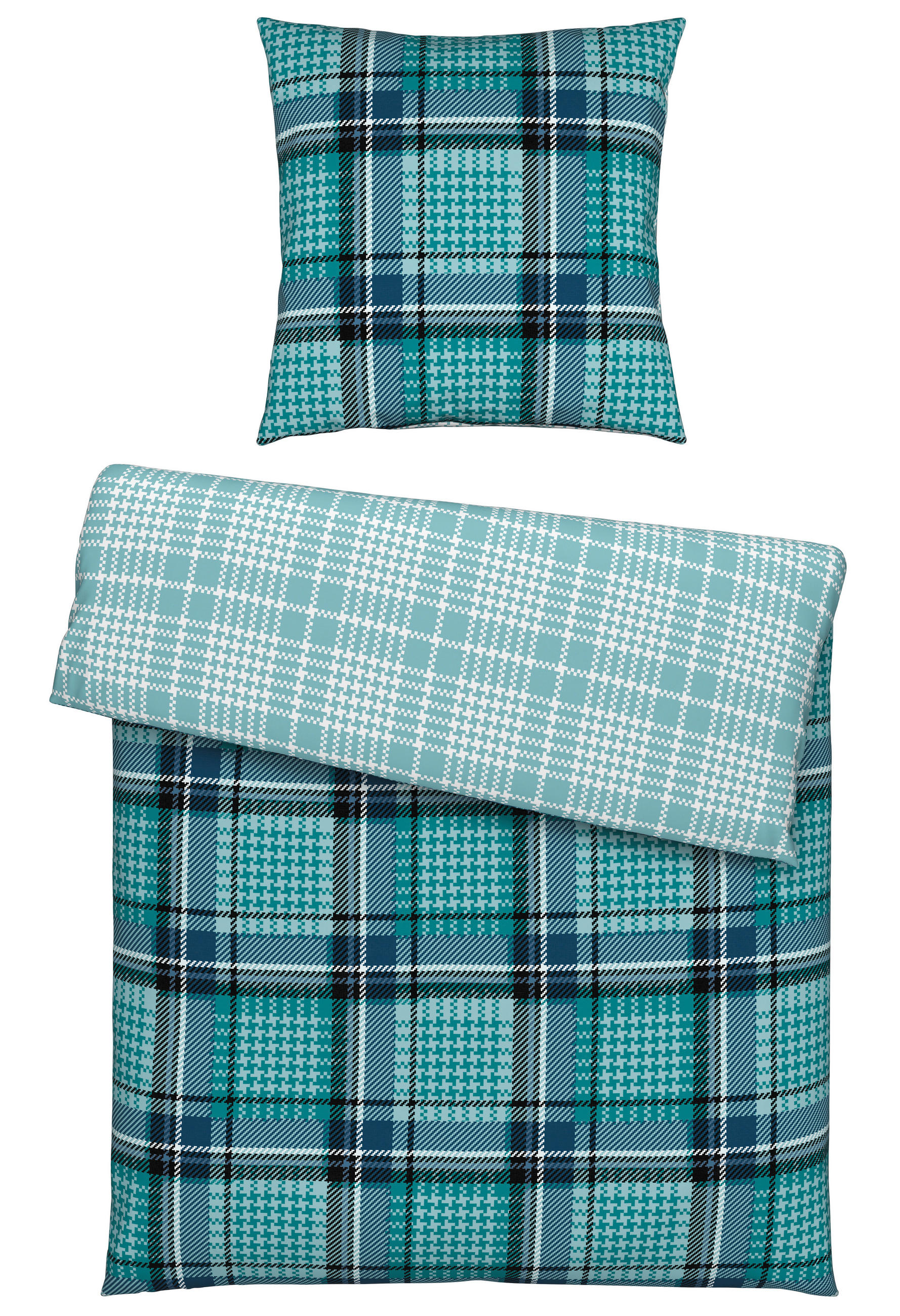 OBOUSTRANNÉ POVLEČENÍ, renforcé, petrolej, 135/200 cm - petrolej, Konvenční, textil (135/200cm) - Novel