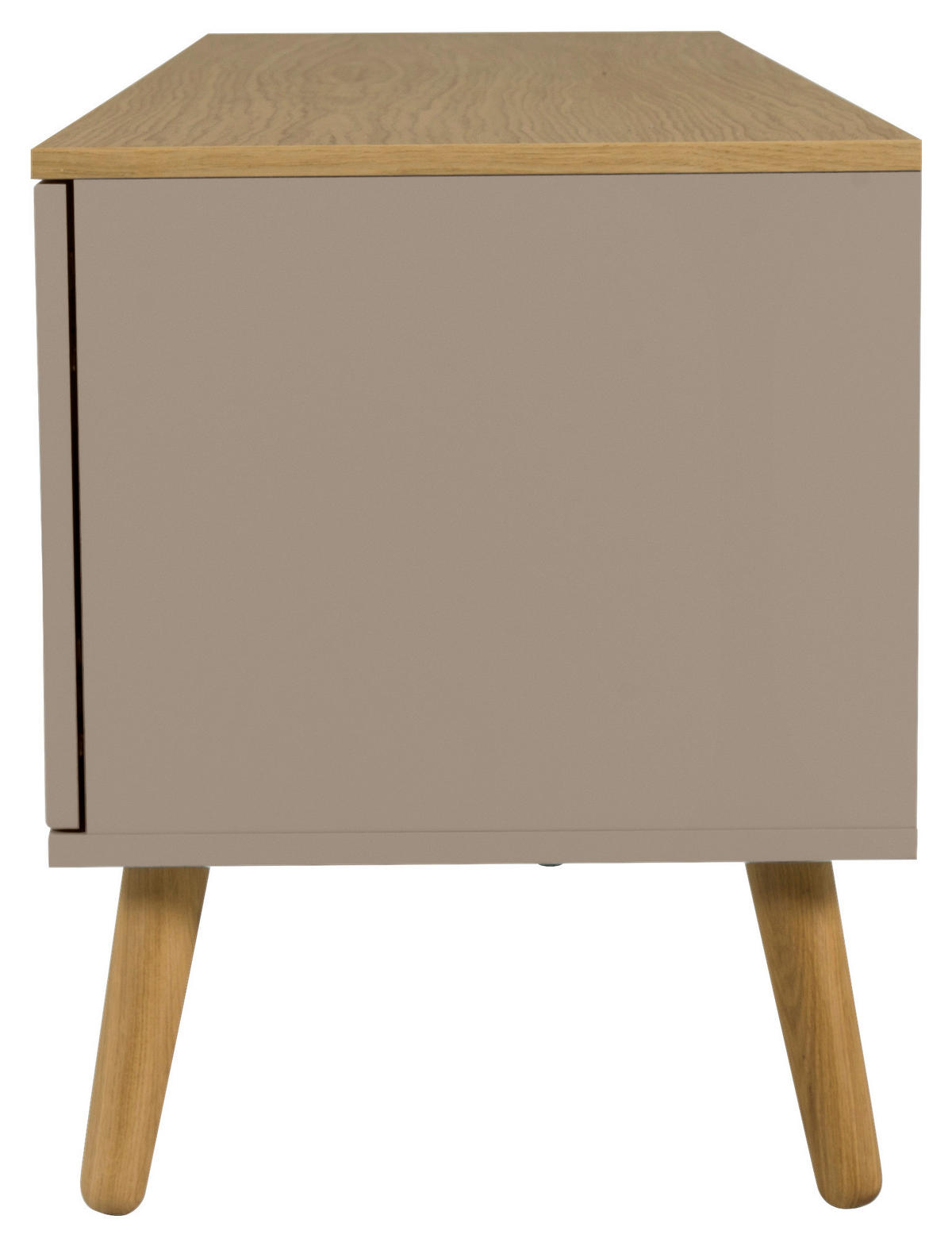 TV-ELEMENT - Taupe/Eichefarben, Design, Holz/Holzwerkstoff (192/54/43cm)