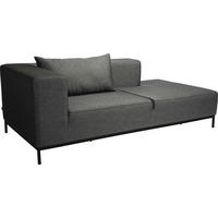 RÉCAMIERE  in beschichtet Anthrazit  - Anthrazit, Basics, Textil/Metall (203/70/99cm) - Stern