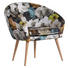 SESSEL in Textil Multicolor - Multicolor/Naturfarben, Design, Holz/Textil (73/73/66cm) - Carryhome SESSEL in Textil Multicolor - Multicolor/Naturfarben, Design, Holz/Textil (73/73/66cm) - Carryhome