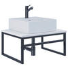 WASCHTISCHKOMBI 60 cm  - Weiss/Schwarz, Modern, Keramik/Holzwerkstoff (60cm) - MID.YOU