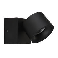 LED ZÁŘIČ, 7,2/7,2/9,5 cm - černá/průhledné, Design, kov/plast (7,2/7,2/9,5cm) - Globo