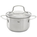 KOCHTOPF 1 L  - Klar/Edelstahlfarben, Basics, Glas/Metall (14/8,5cm) - Homeware Profession.