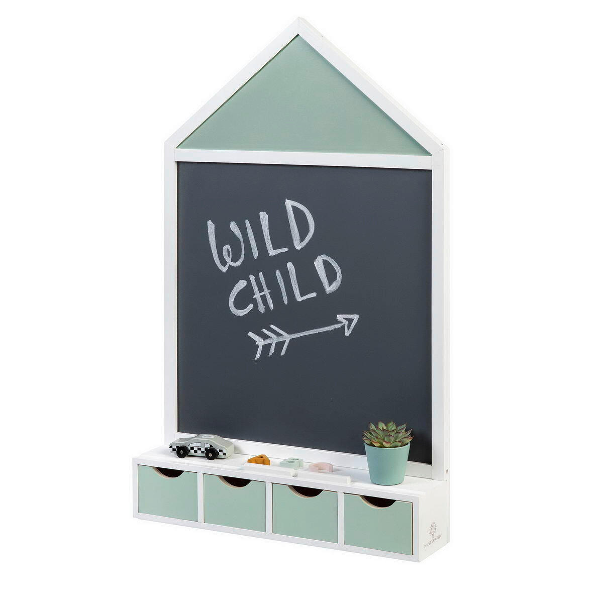 KINDERSPIELSET JUNCUS  - Weiß/Mintgrün, Basics, Holz/Holzwerkstoff (50/11/81cm) - MUSTERKIND