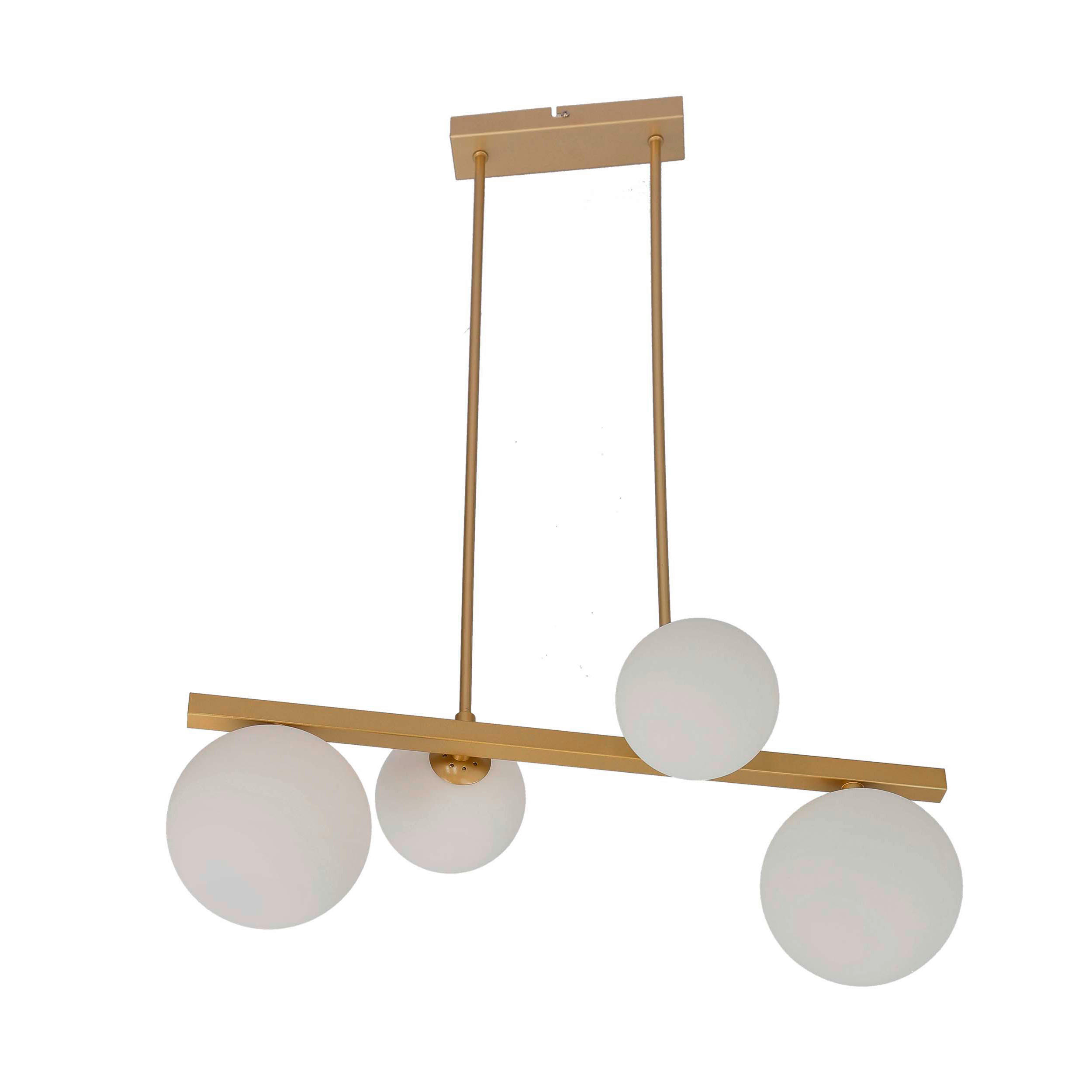 HÄNGLAMPA 59/35/83 cm  - mässingsfärgad, Klassisk, metall (59/35/83cm)
