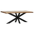 TISCHPLATTE      - Naturfarben, Design, Holz (200/100/5cm) - Landscape