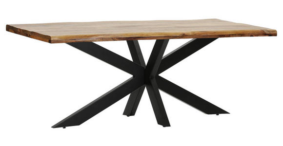 TISCHPLATTE      - Naturfarben, Design, Holz (200/100/5cm) - Landscape