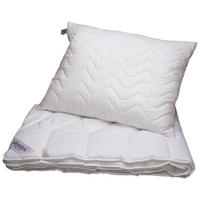 SOUPRAVA PŘIKRÝVKY A POLŠTÁŘE, 140/200 cm - bílá, Basics, textil (140/200cm) - Sleeptex