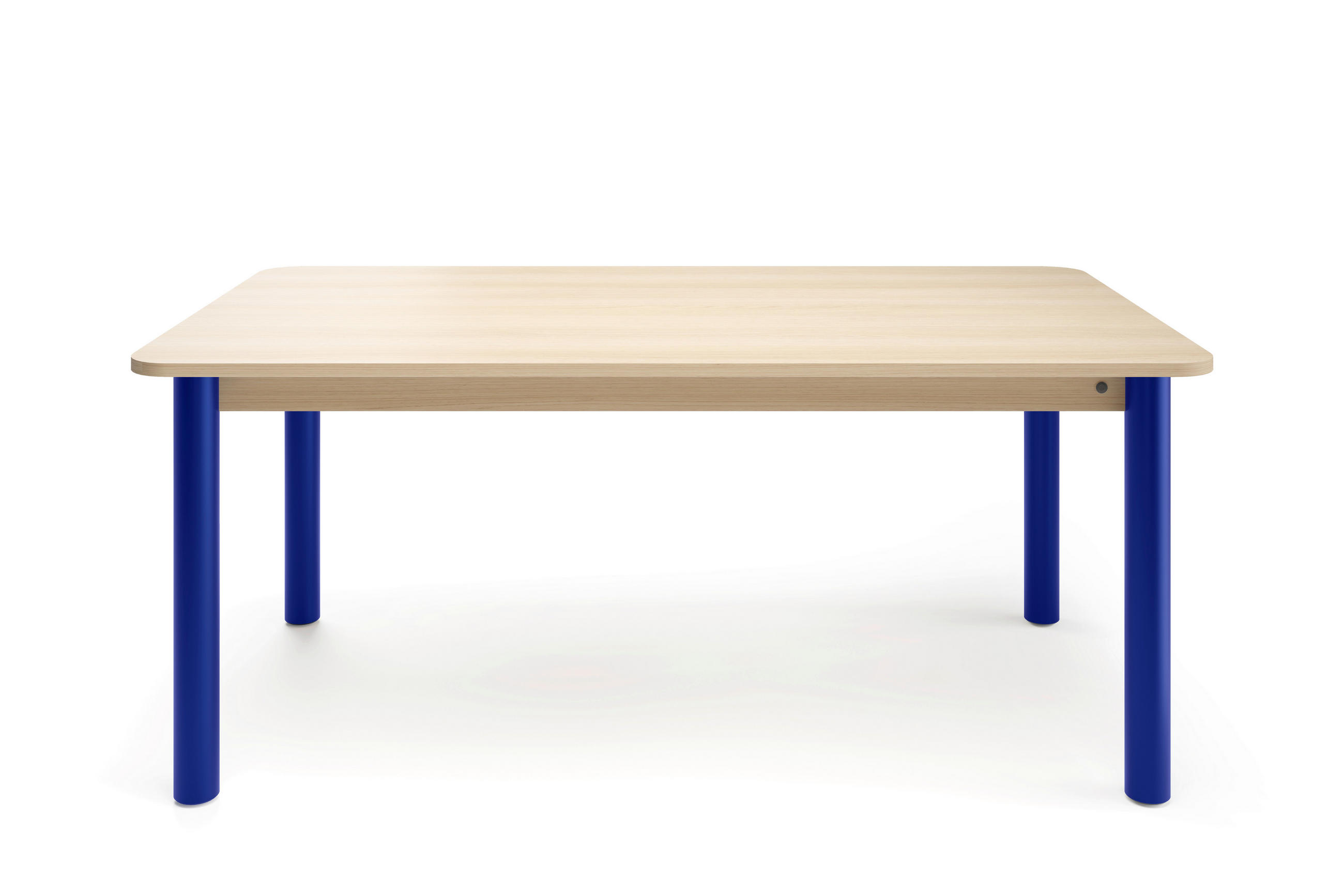 ESSTISCH rechteckig Blau, Schwarz  - Blau/Schwarz, Natur, Holzwerkstoff/Metall (180/100/76cm) - Tom Tailor