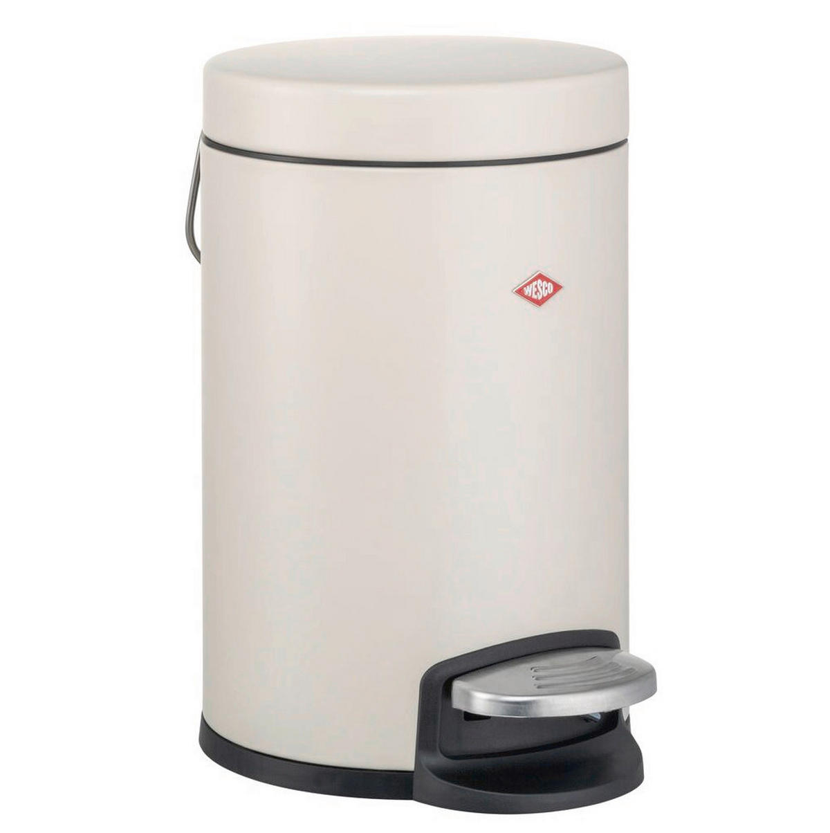 ABFALLEIMER 113 3 L  - Sandfarben/Schwarz, KONVENTIONELL, Kunststoff/Metall (17/26,5cm) - Wesco