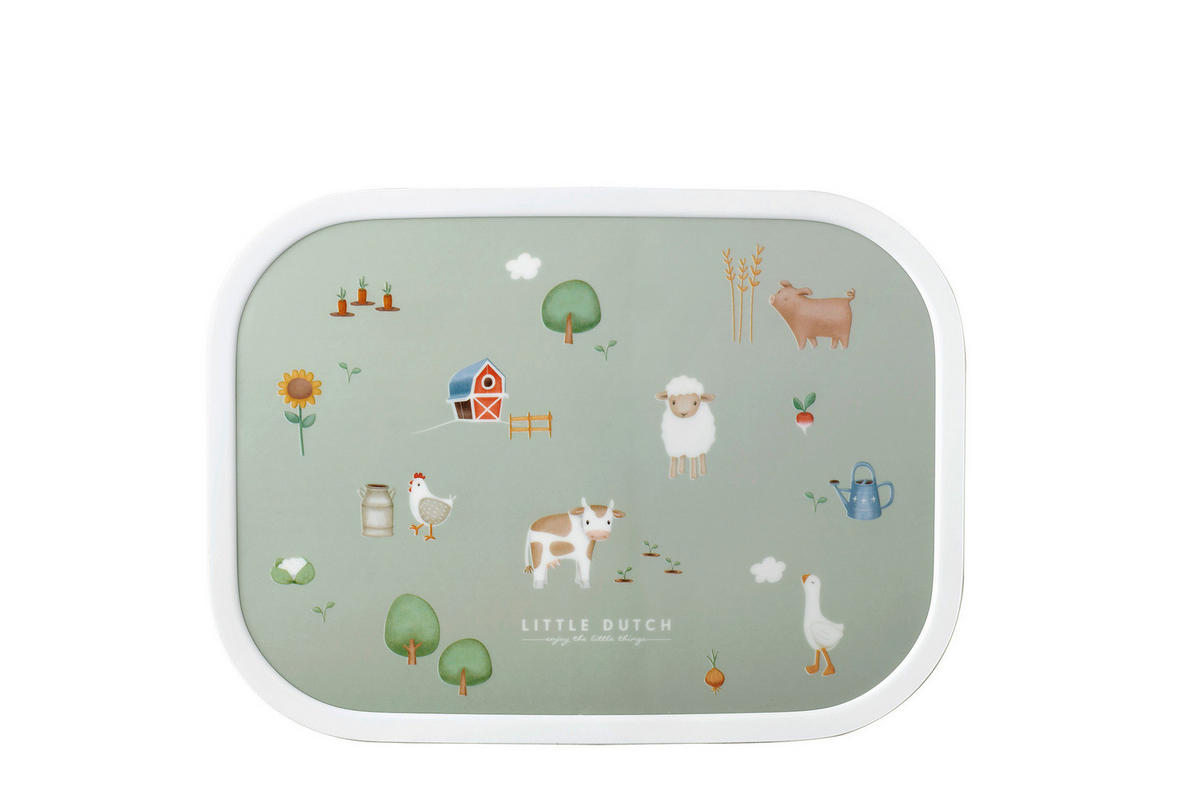 SVAČINOVÝ BOX - zelená, Konvenční, plast (17.8/13.2/6.1cm) - Mepal