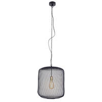 HÄNGELEUCHTE JODHPUR 39/175 cm   - Schwarz, Trend, Kunststoff/Metall (39/175cm) - Näve