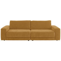 BIGSOFA in Chenille, Jacquard Cognac  - Cognac/Schwarz, Design, Kunststoff/Textil (270/83/125cm) - Niels Andersson