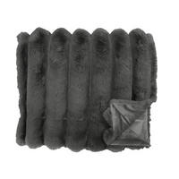 FILT 130/170 cm  - mörkgrå, Design, textil (130/170cm)