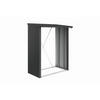 KAMINHOLZREGAL 157/199/102 cm  Metall  - Dunkelgrau, Design, Metall (157/199/102cm) - Biohort