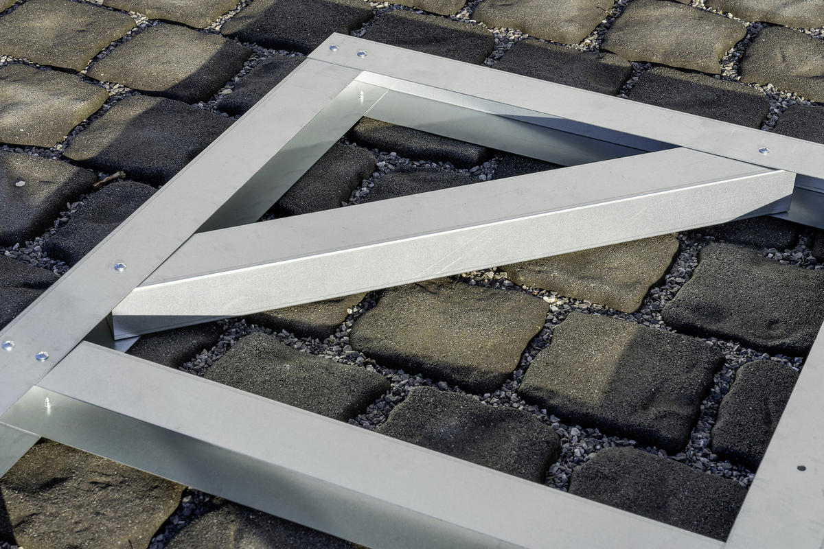 FUNDAMENT - Silberfarben, Basics, Metall (171/2/113cm)