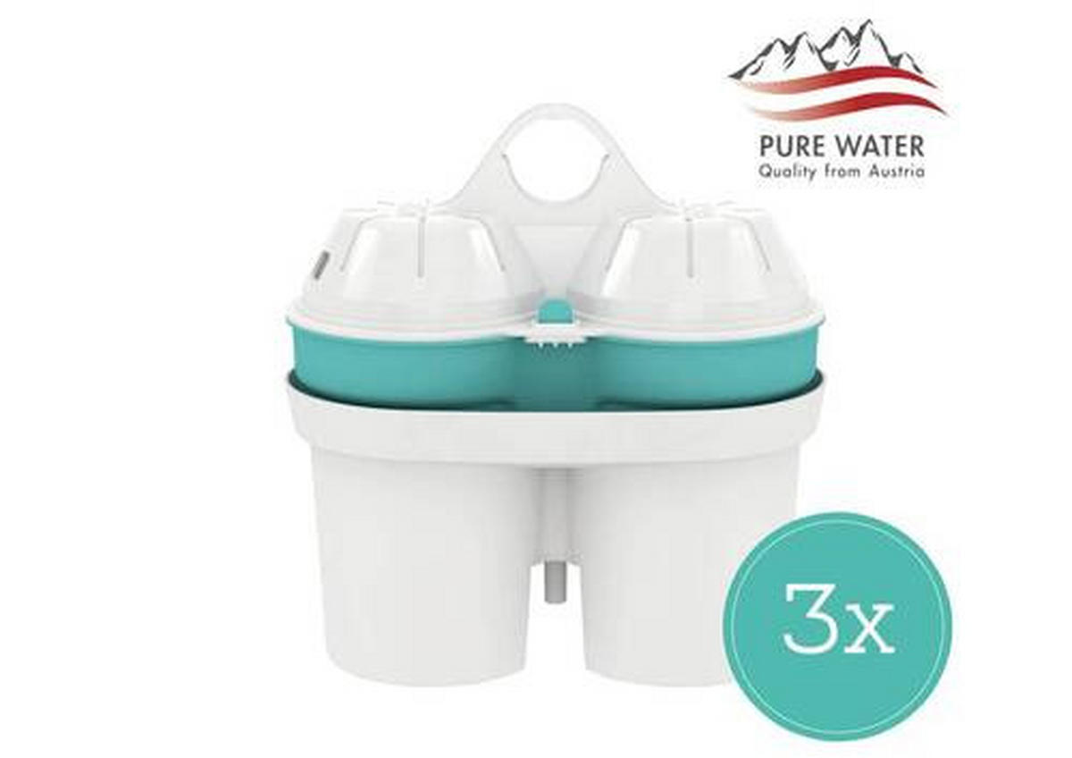FILTERKARTUSCHE 3ER SET  BWT  - Weiß, Basics, Kunststoff - BWT