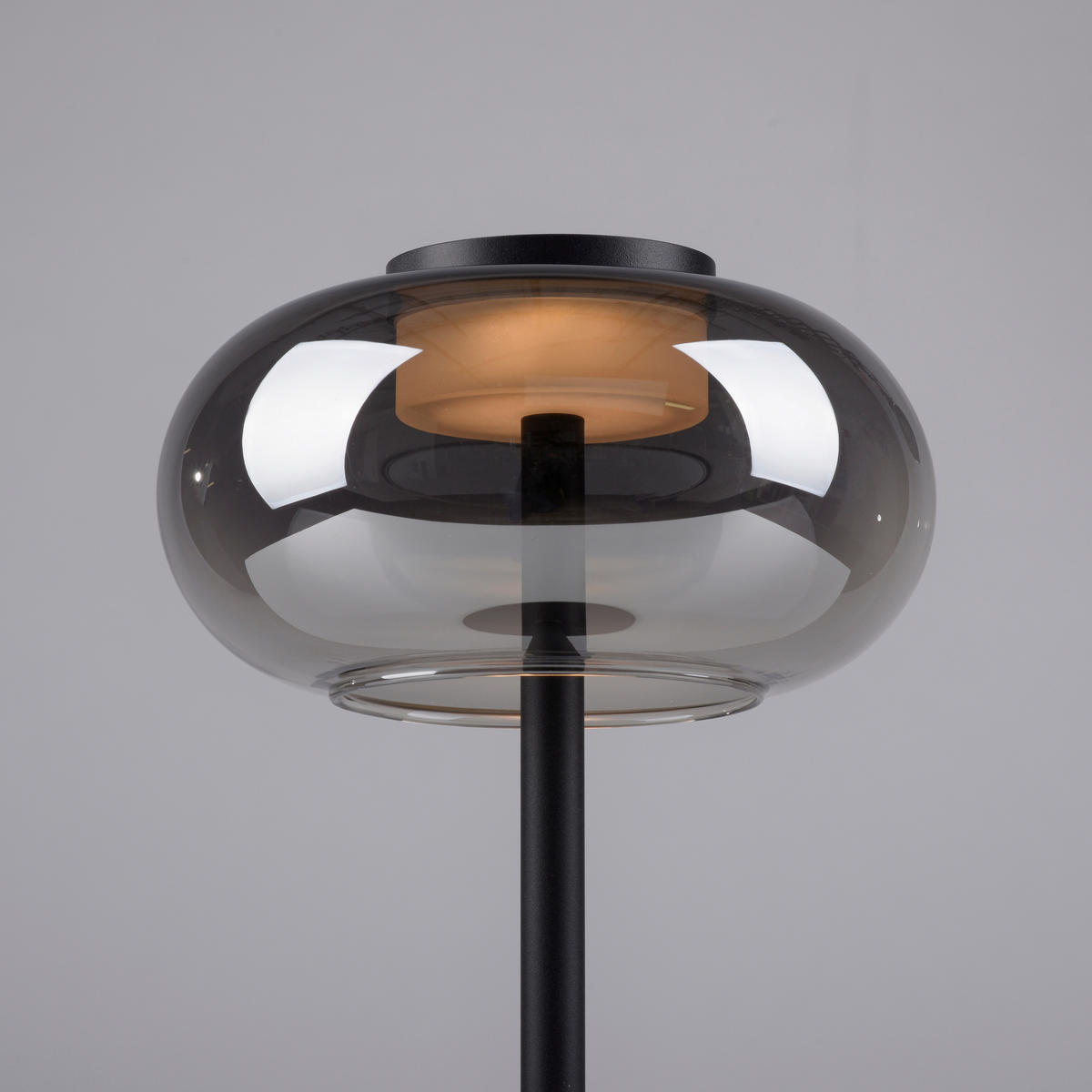 LED-TISCHLEUCHTE 20/20/33 cm   - Schwarz, Design, Glas/Kunststoff (20/20/33cm) - Schöner Wohnen